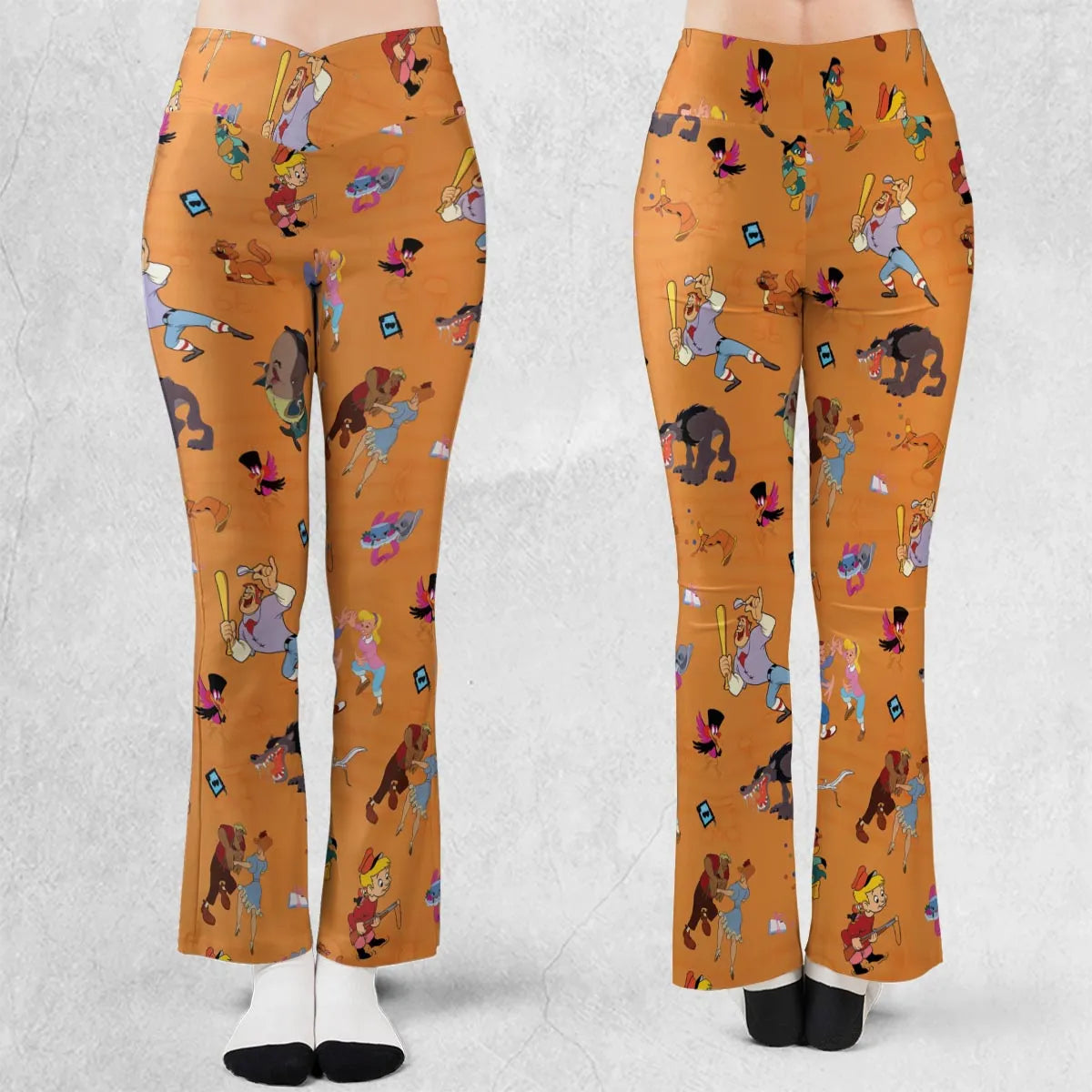Make Mine Music Characters Flare Leggings