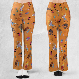 Make Mine Music Characters Flare Leggings