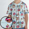 Animal The Muppet Show Drum Tropical Unisex Baseball Jersey