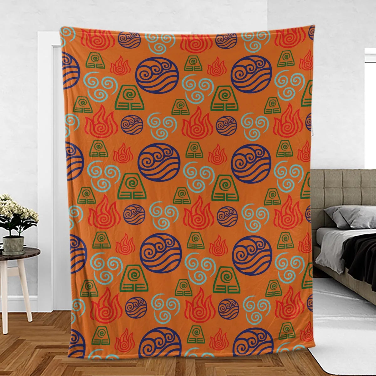 Bending Elements Avatar Button Up Fleece Blanket
