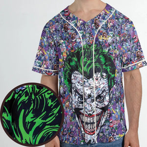 Joker The Most Favourite Characters Pattern Unisex Baseball Jersey