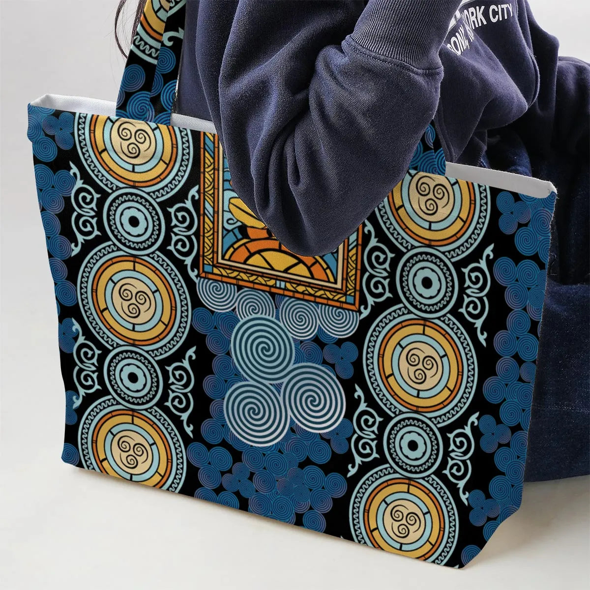 Air Avatar Avatar the Last Airbender Large Tote Bag