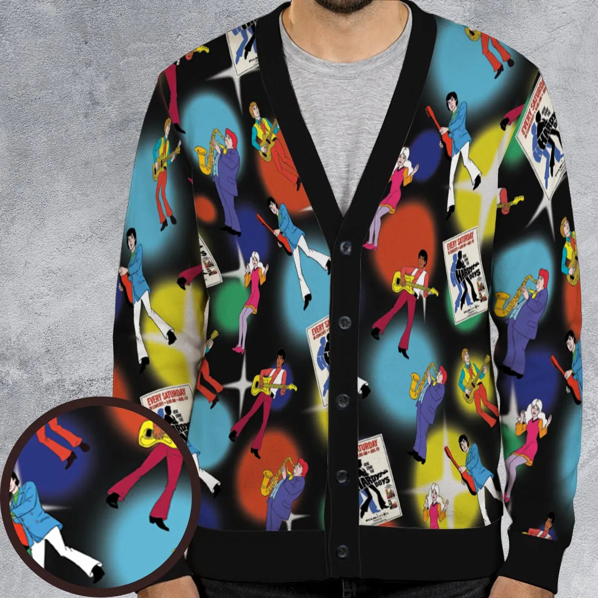 Spirit of Classic Sleuthing The Hardy Boys Cardigan