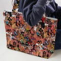 90s Professional Wrestlers Large Tote Bag