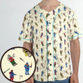 Carl In Masters Of The Universe Pattern Unisex Baseball Jersey