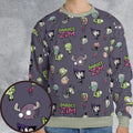 Invader Zim Pattern All-over Print Sweatshirt