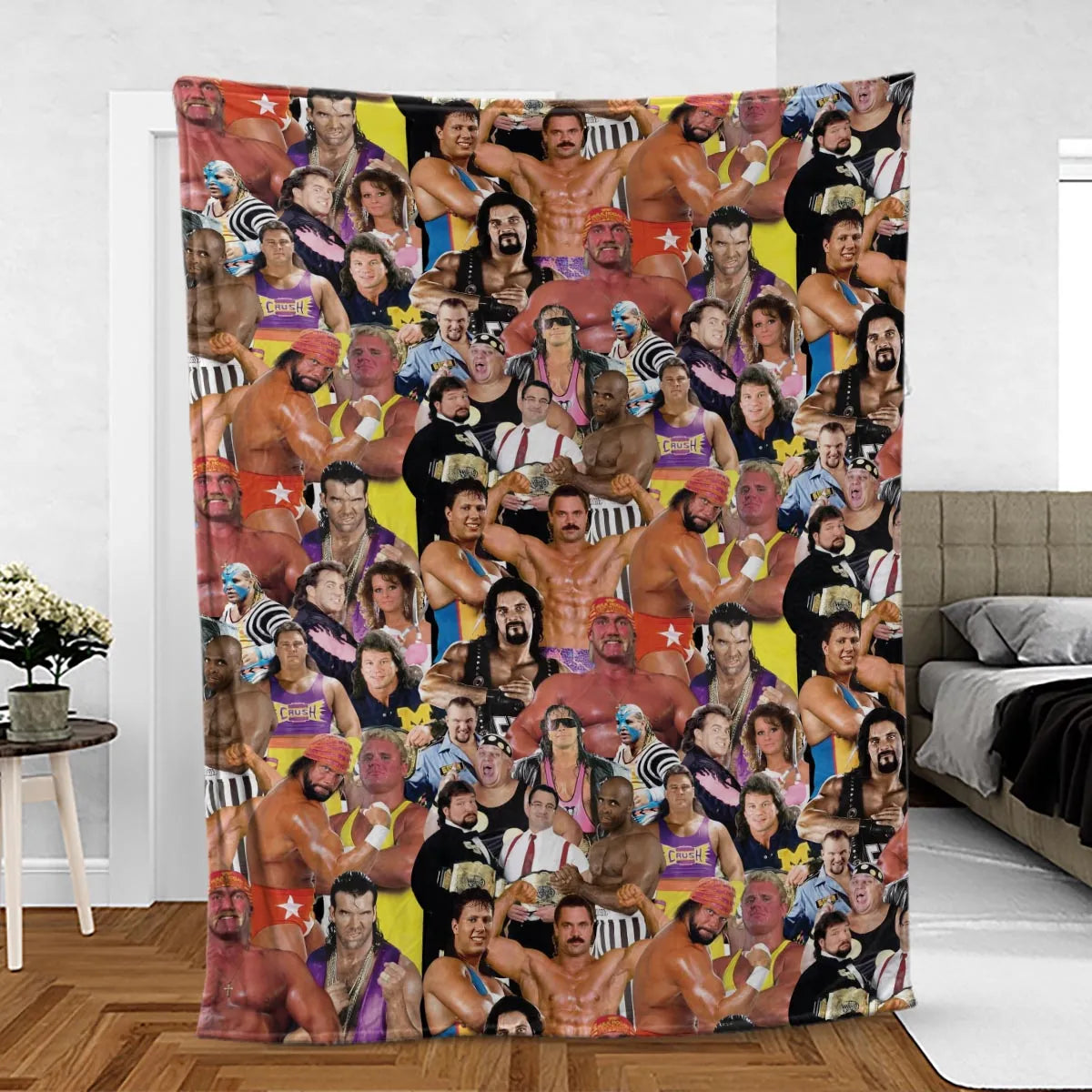Early 90s Great Era Of WWF Fleece Blanket