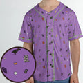 Barovia Dungeons and Dragons Pattern Unisex Baseball Jersey