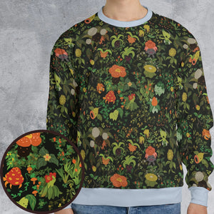 Grass Pokemon Patterns All-over Print Sweatshirt