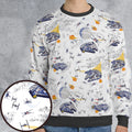 Millennium Falcon Patterns Star Wars All-over Print Sweatshirt