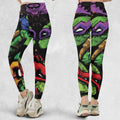 Four Ninja Turtles TMNT Legging