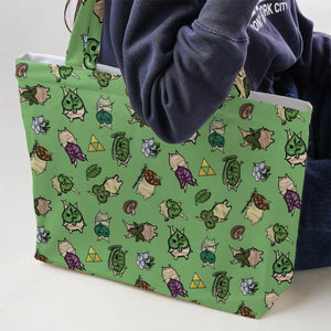 Korok Style The Legend of Zelda Large Tote Bag