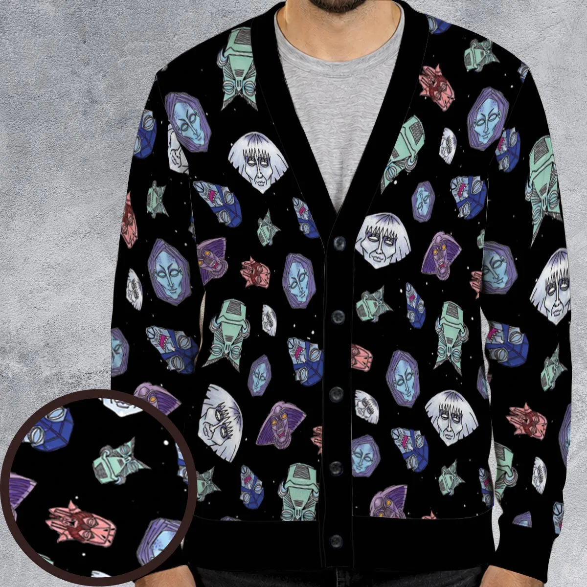Aliens of the Uncharted Territories Cardigan