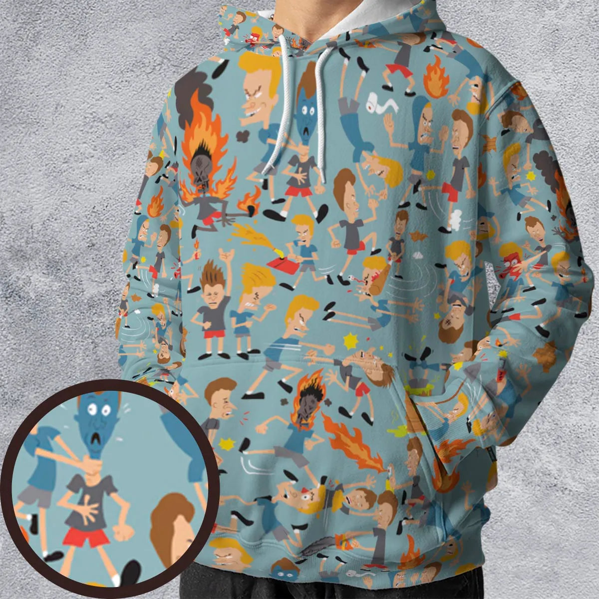 Beavis And Butt-Head Great Cornholio All-over Print Hoodie