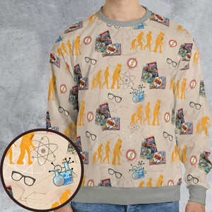 Geek Alert The Big Bang Theory All-over Print Sweatshirt