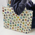 Pokemon In Substitute Style Large Tote Bag