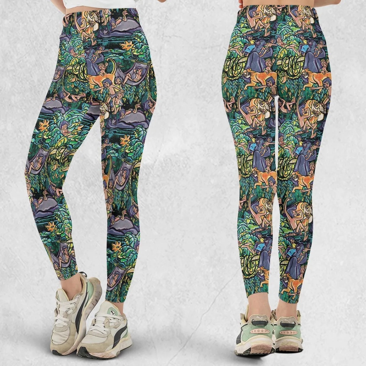 Best Friends Forever Mowgli and Baloo The Jungle Book Legging