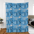 Dark Side Star Wars Tiki Shack Fleece Blanket