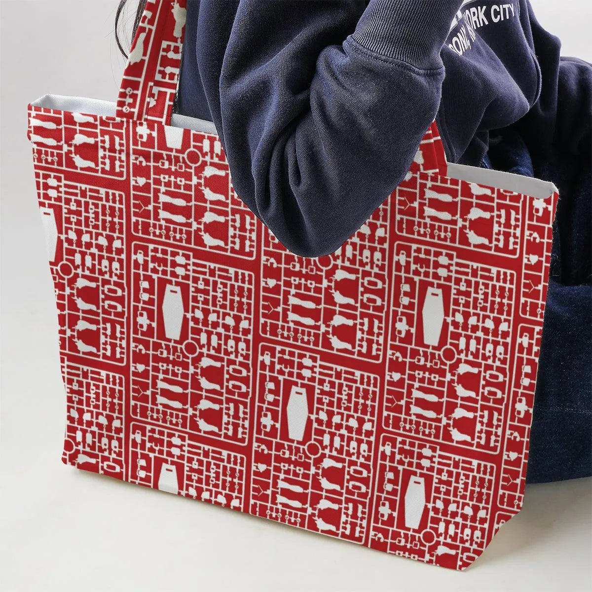 Gundam Runner Large Tote Bag
