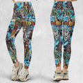 Travel And Fight Pirates of the Caribbean Legging