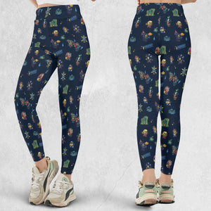Masters Of The Universe Funny Pattern Legging