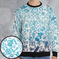 Blue Moggle Final Fantasy All-over Print Sweatshirt