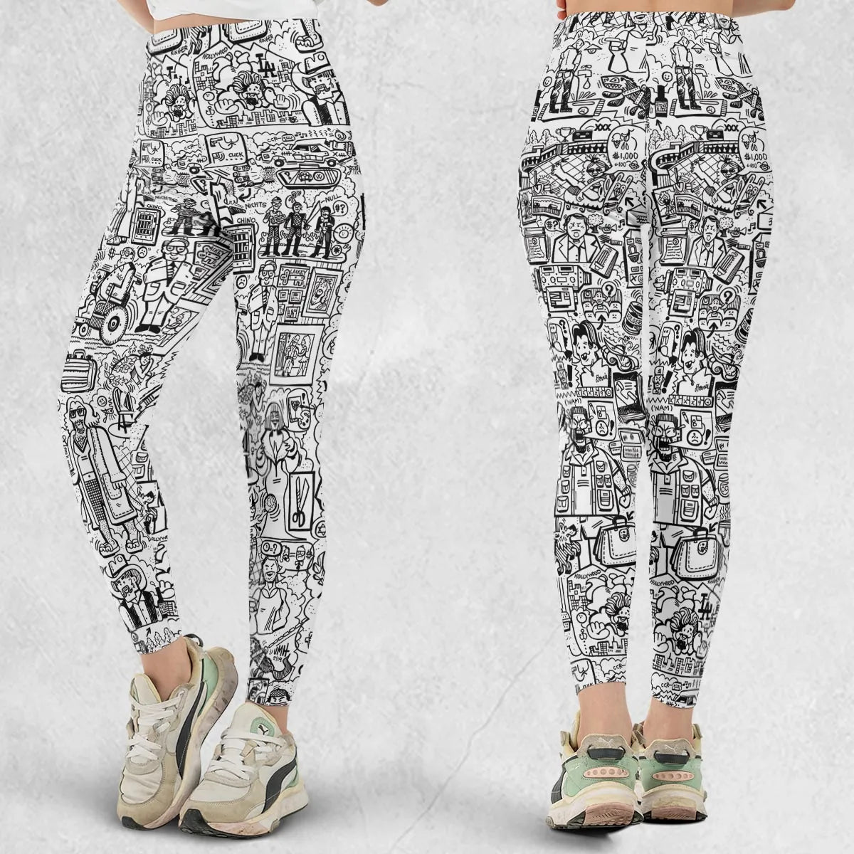 The Big Lebowski Doodles Legging