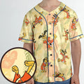 Kung Fu Dog Hong Kong Phooey Unisex Baseball Jersey