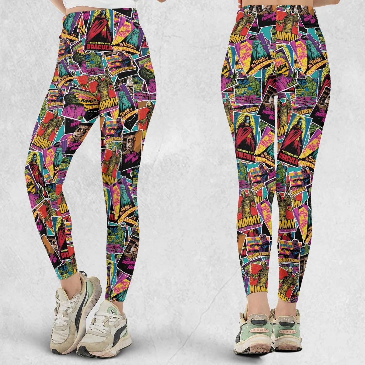 Multi Monster Pop Badges Legging