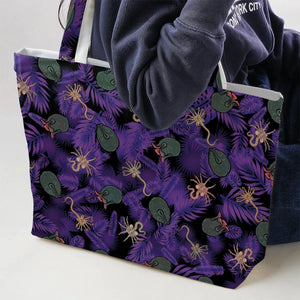 Alien Facehugger Ovomorph Large Tote Bag