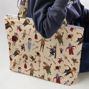 A Christmas Story Characters Large Tote Bag