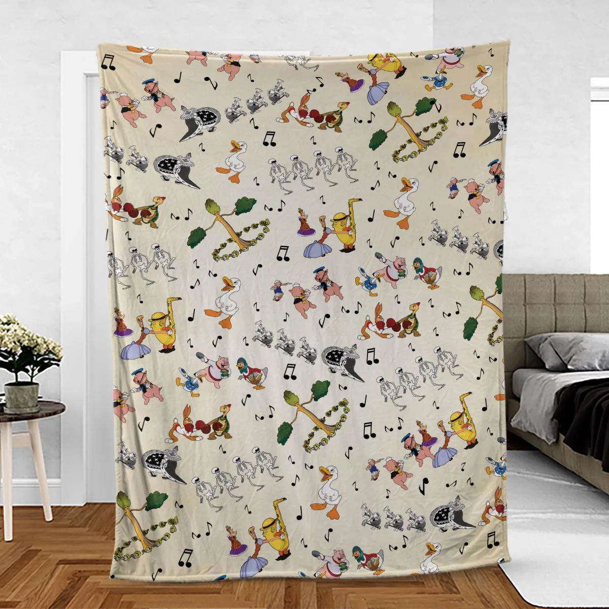 The Silly Symphony Characters Fleece Blanket