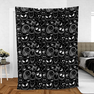 Pumpkin King The Nightmare Before Christmas T Fleece Blanket