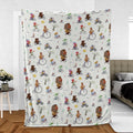 The Muppet Movie Bike Scene Fleece Blanket