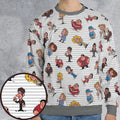 Family Business The Sopranos All-over Print Sweatshirt
