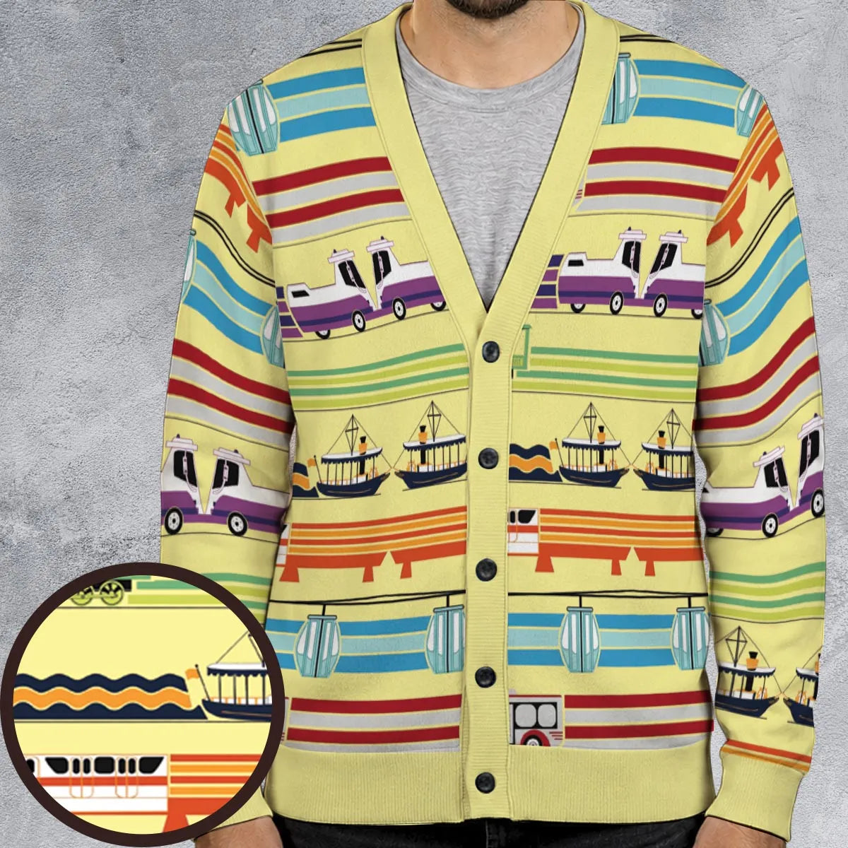Magical Transportation Cardigan