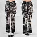 Universal Monsters Pattern Flare Leggings