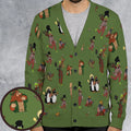 The Muppet Christmas Carol Characters Cardigan