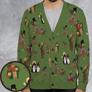 The Muppet Christmas Carol Characters Cardigan