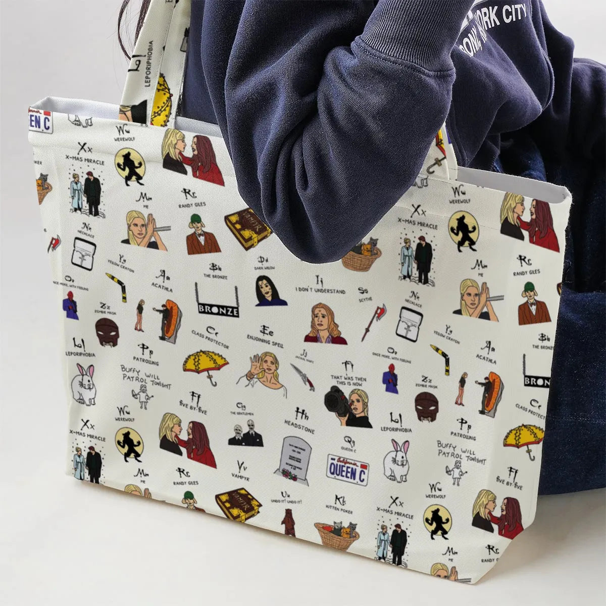 Buffy the Vampire Slayer Large Tote Bag