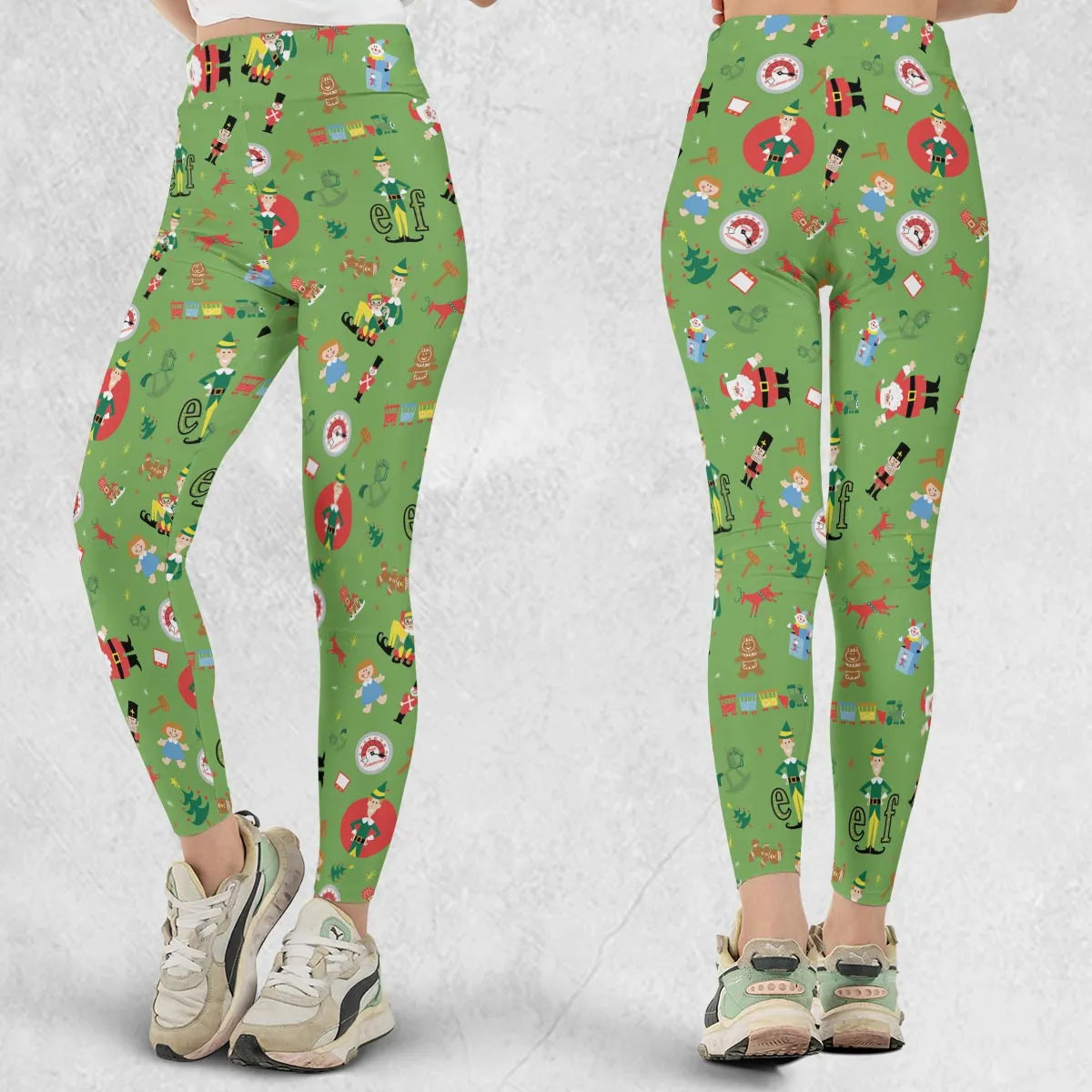 ELF Christmas Pattern Legging