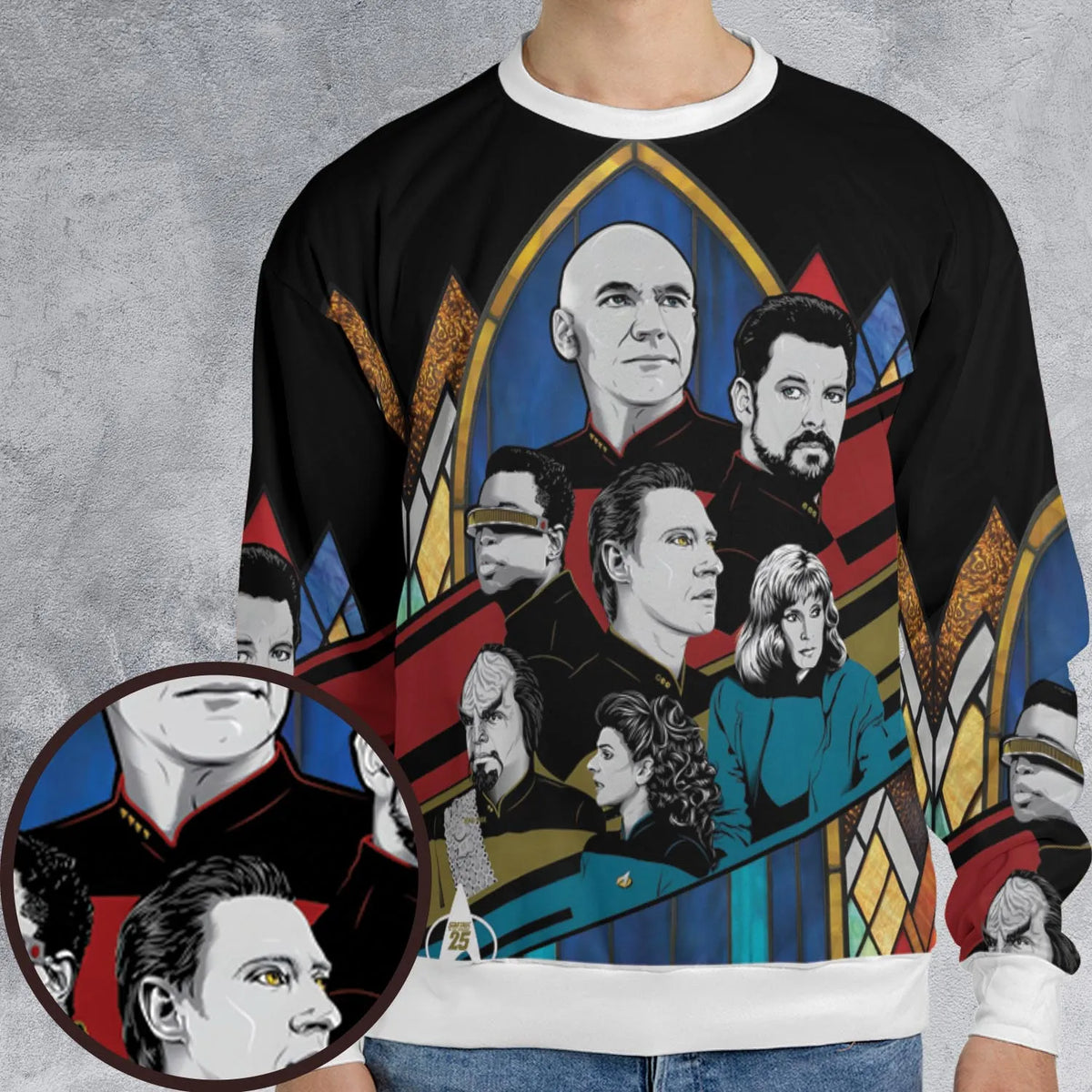 The Next Generation Star Trek All-over Print Sweatshirt