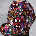 Spide-Mania Spider-Verse All-over Print Hoodie