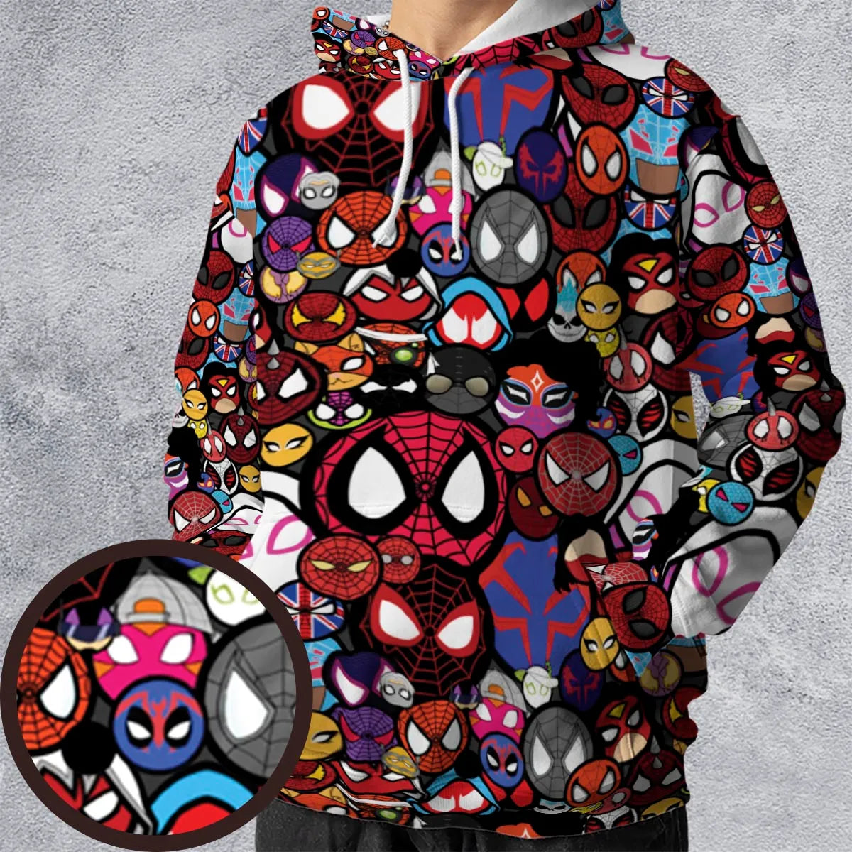 Spide-Mania Spider-Verse All-over Print Hoodie