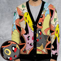 Cute Eevee Evolution Pokemon Cardigan
