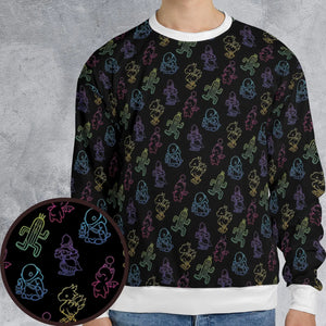 From Chocobos To Cactuars Final Fantasy All-over Print Sweatshirt