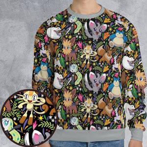 Exotic Tropical Pokemon All-over Print Sweatshirt