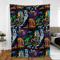Goonies 80s Pixel Art Fleece Blanket