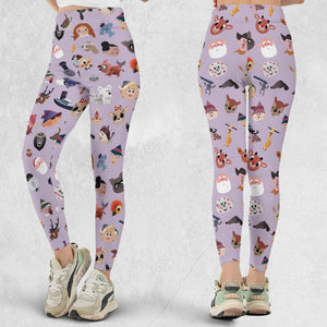 Iconography Rudolph the Red-Nosed Reindeer Legging