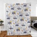 Millennium Falcon Patterns Star Wars Fleece Blanket